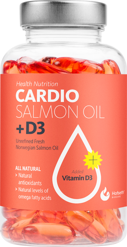 Cardio Salmon Oil+D3 - NaturaNordica